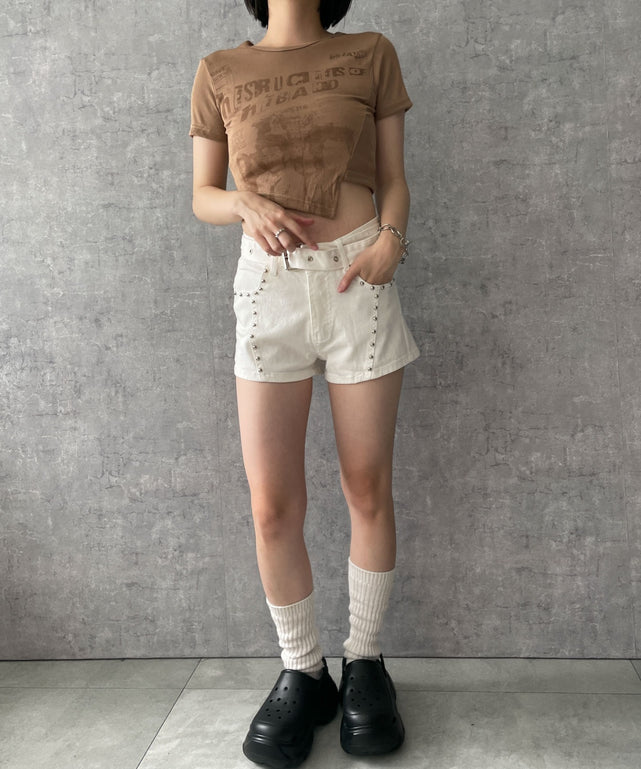 ブラウン　モデル:155cm F着用