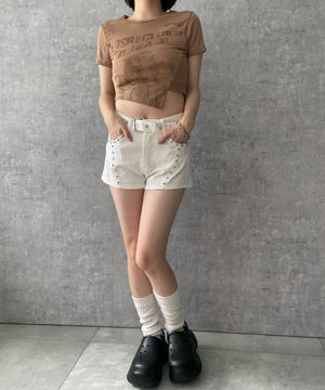 ブラウン　モデル:155cm F着用