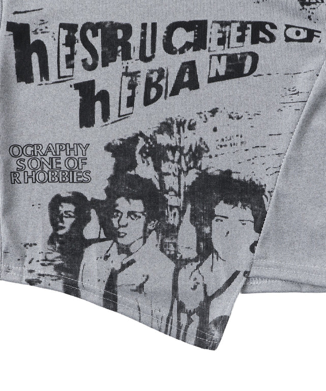 アシンメトリーグラフィックT