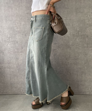 デニム淡色　モデル:155cm F着用