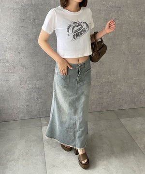 デニム淡色　モデル:155cm F着用