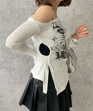 ホワイト 　モデル:155cm F着用