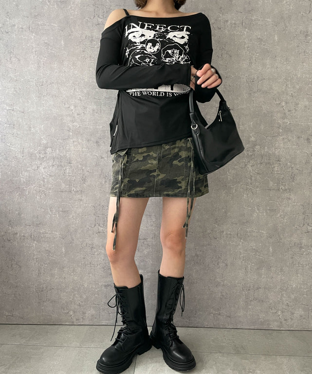 ブラック　モデル:155cm F着用