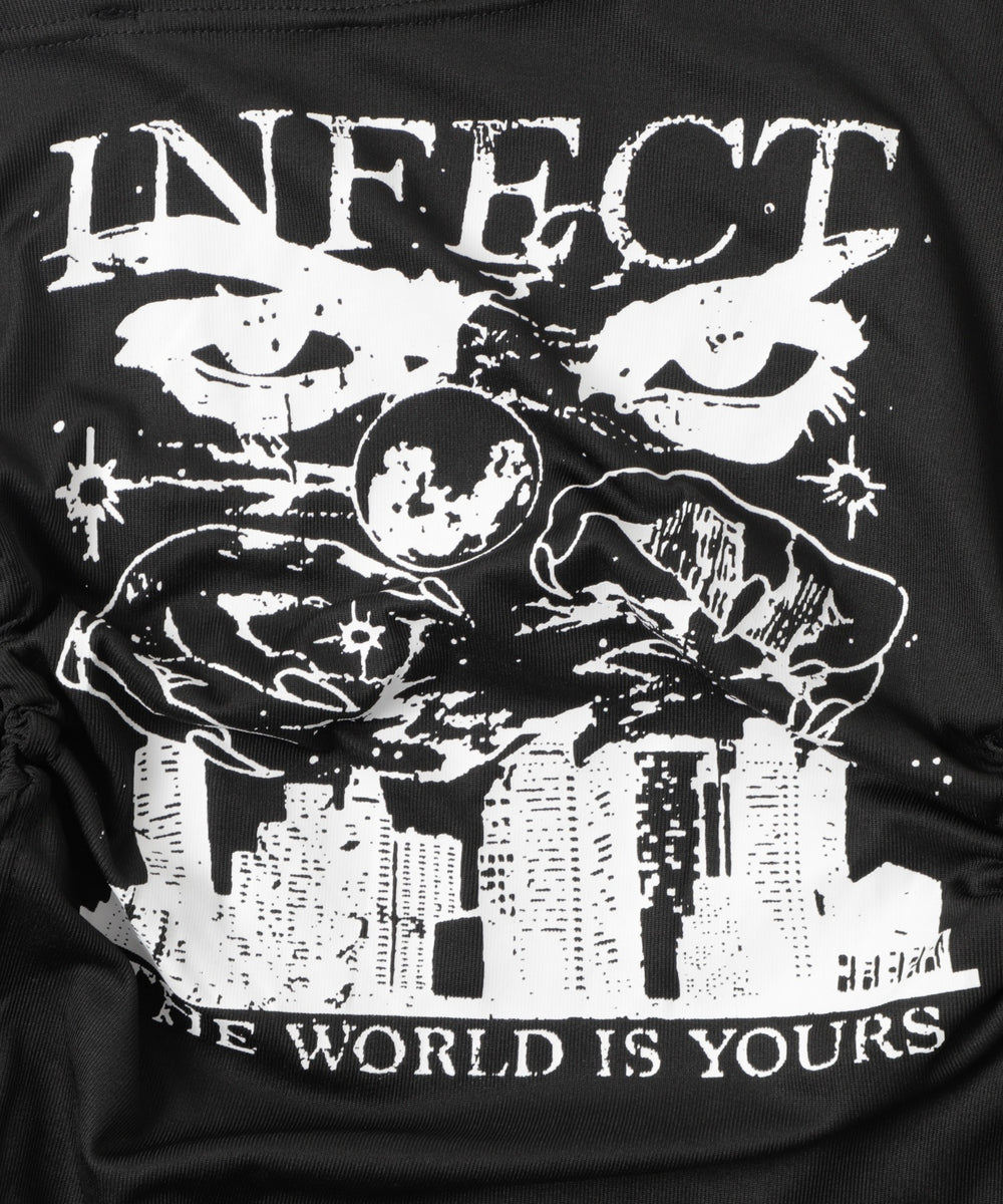 ワンショルダーデザインロンT