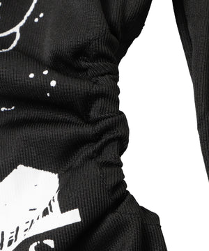 ワンショルダーデザインロンT