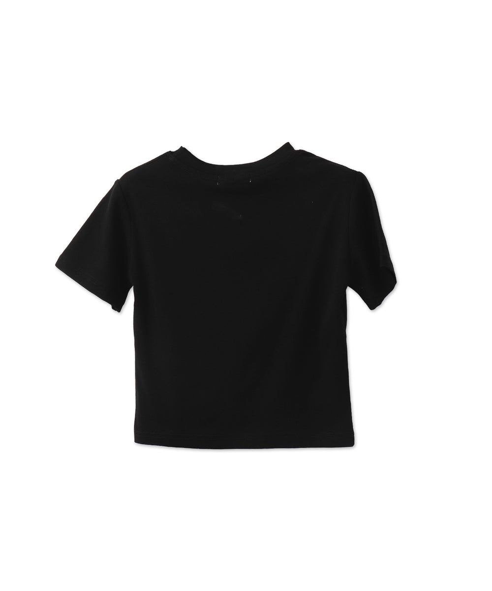 レタリングクロップドT