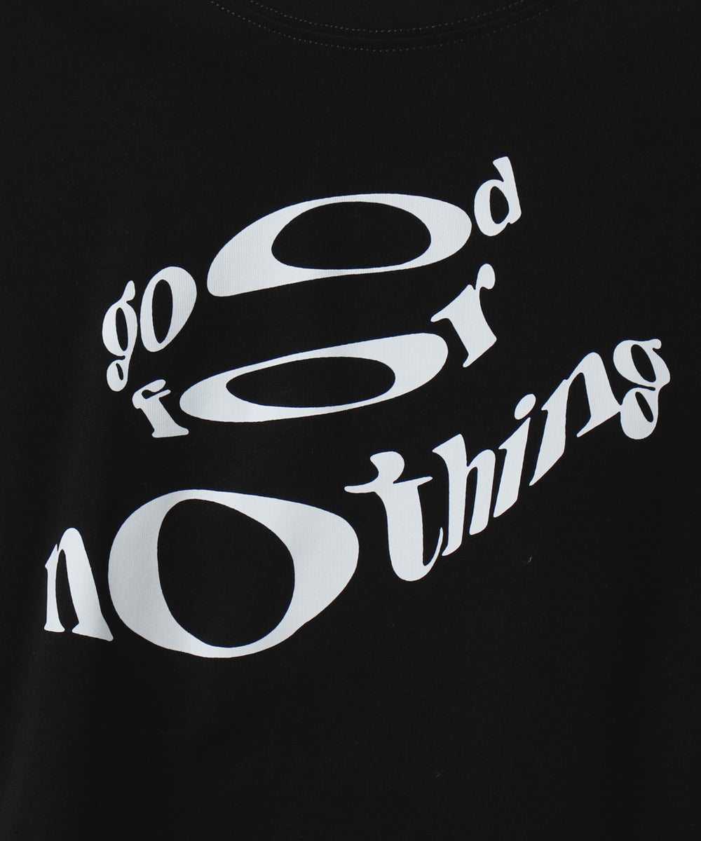 レタリングクロップドT