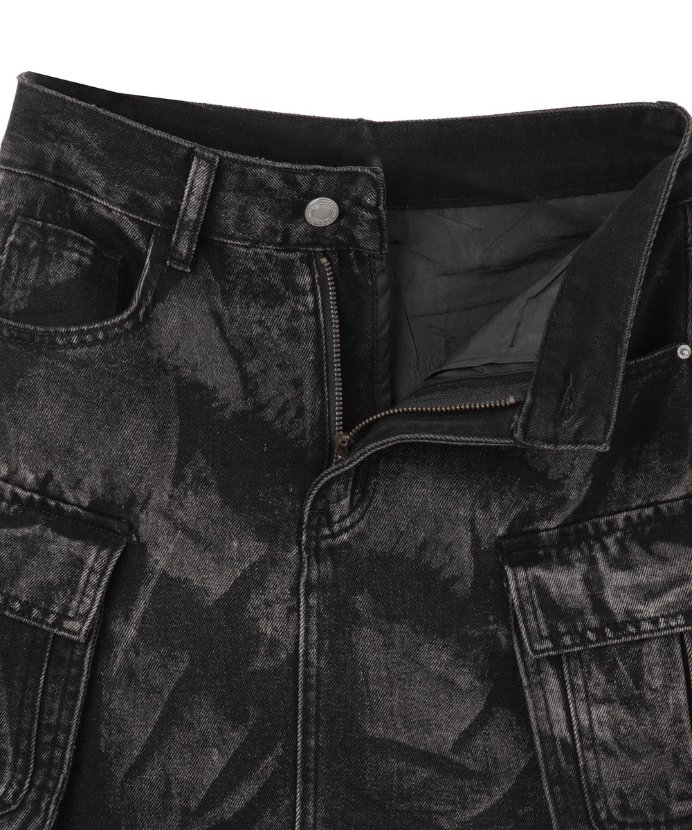 ヴィンテージウオッシュカーゴミニスカ