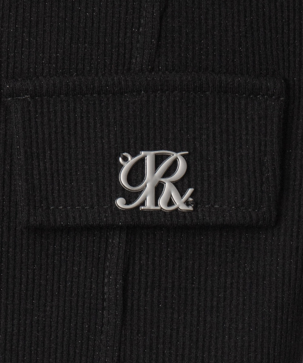 ワンポイントWジップチビT