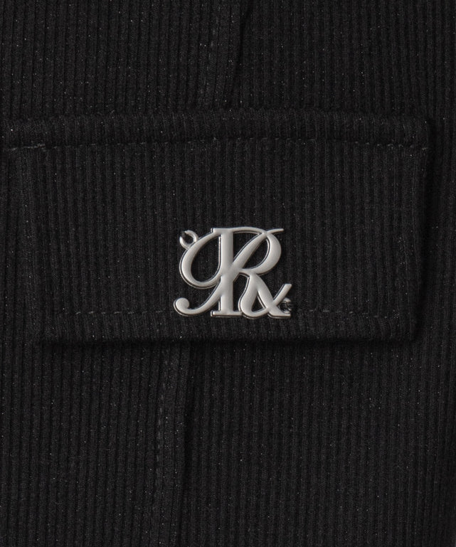 ワンポイントWジップチビT