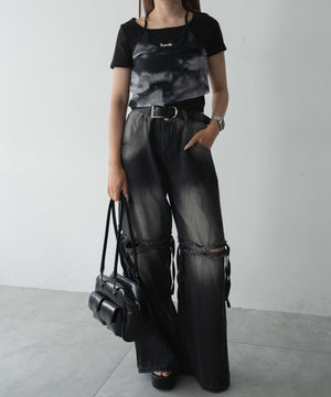 ブラック　モデル:155cm F着用