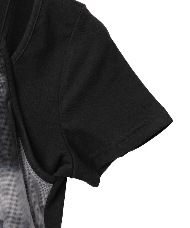 ブローチ付きタイダイアンサンブルT