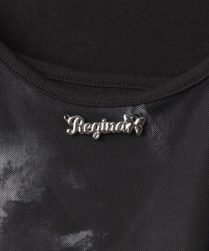 ブローチ付きタイダイアンサンブルT