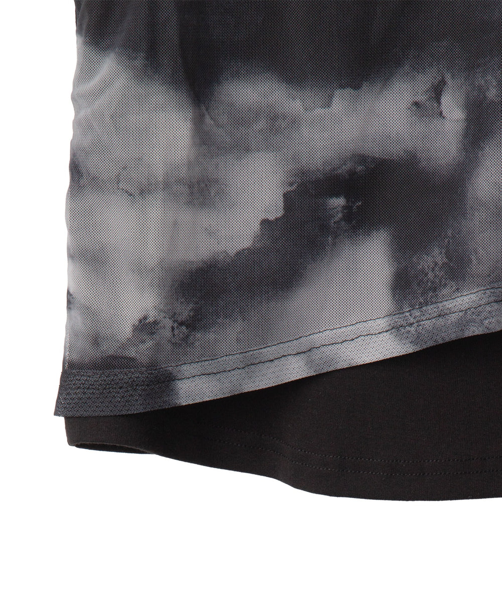 ブローチ付きタイダイアンサンブルT