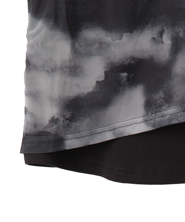 ブローチ付きタイダイアンサンブルT