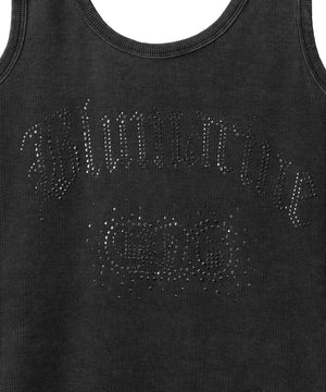 ストーン付きロゴタンクトップ