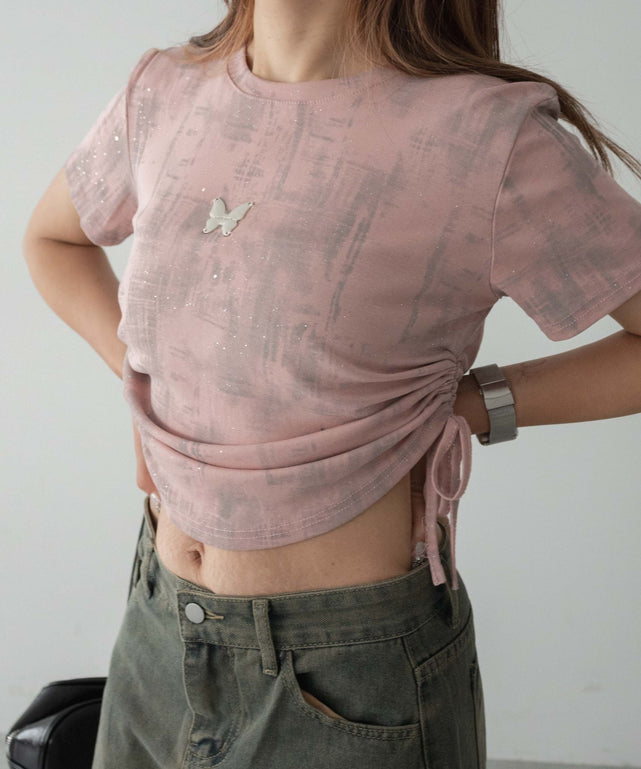 ピンク　モデル:155cm F着用