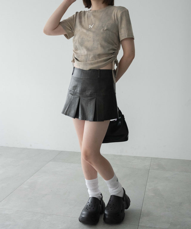 ベージュ　モデル:155cm F着用