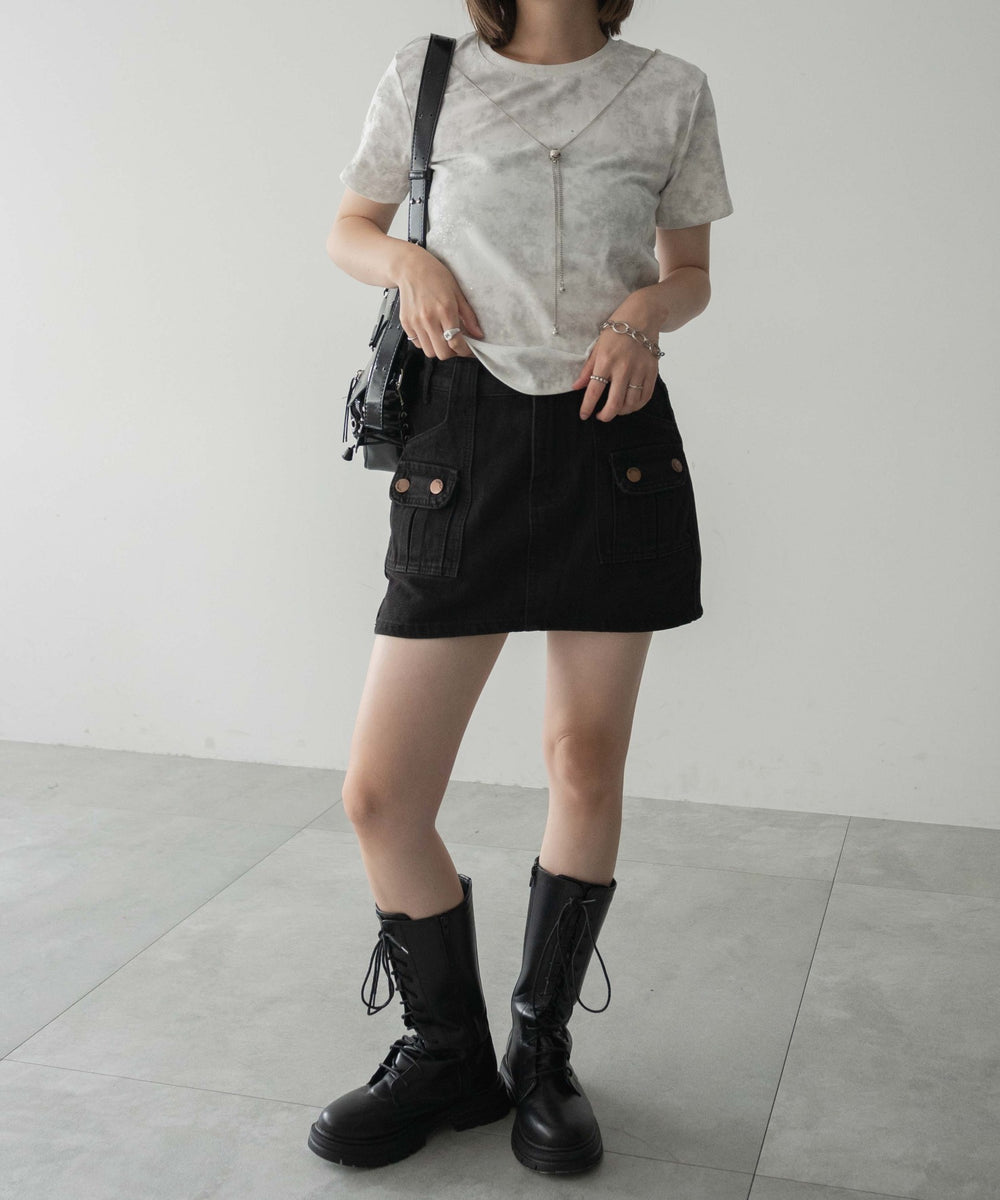 ホワイト  モデル:155cm F着用