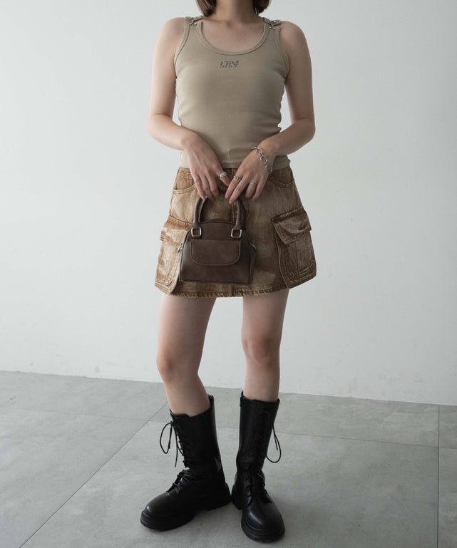 ベージュ　モデル:155cm F着用