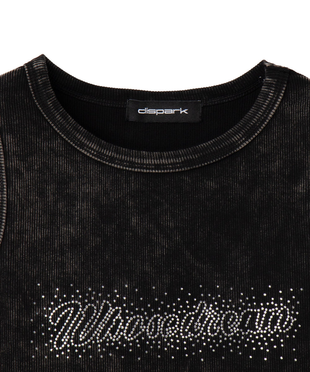 ヴィンテージウォッシュロゴタンク