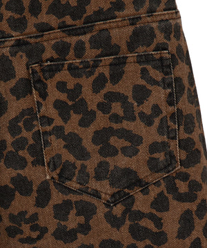 レオパードダメージショートパンツ