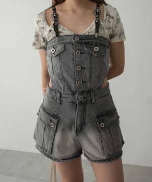 デニムブラックその他　モデル:155cm F着用