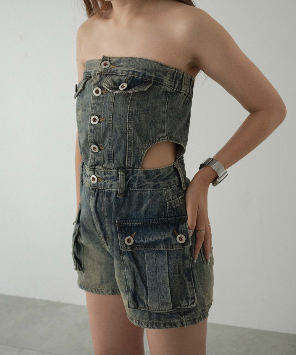 デニムインディゴ　モデル:155cm F着用