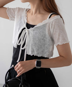 ホワイト 　モデル:155cm F着用