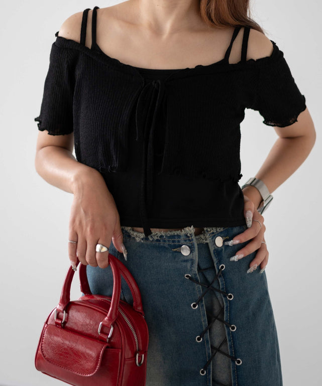 ブラック　モデル:155cm F着用