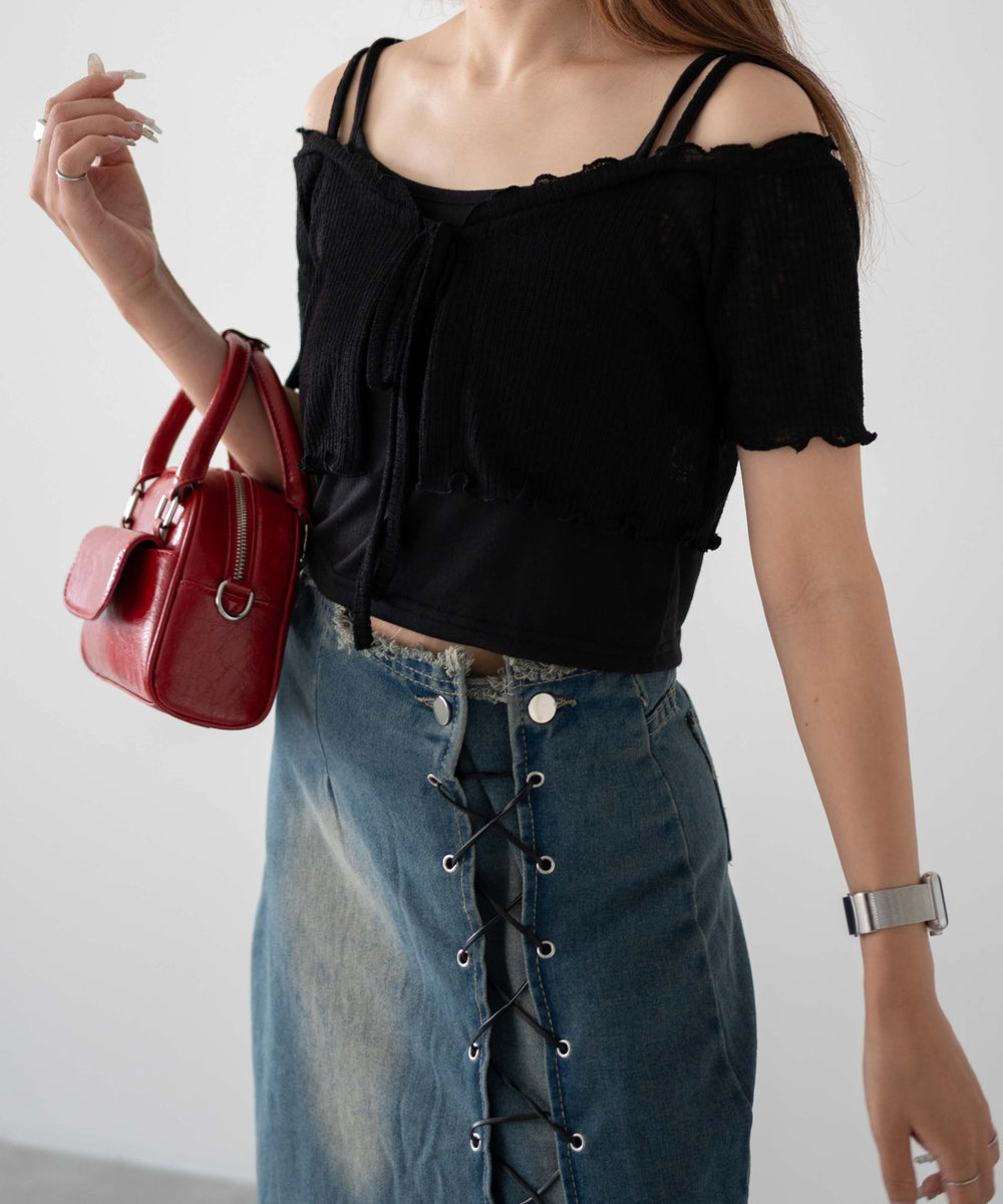 ブラック　モデル:155cm F着用