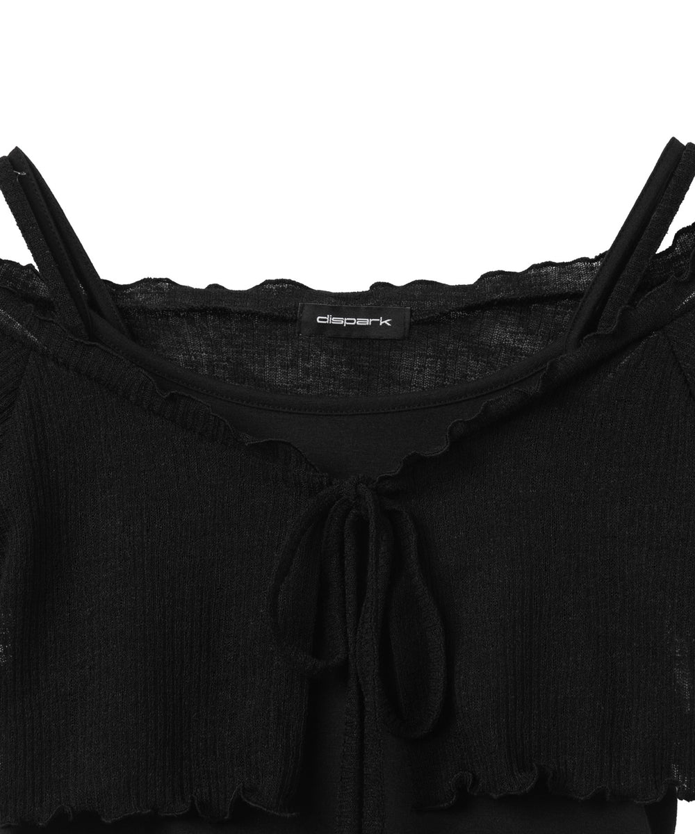 キャミSETメロウリボンカーデ