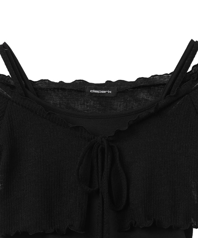 キャミSETメロウリボンカーデ