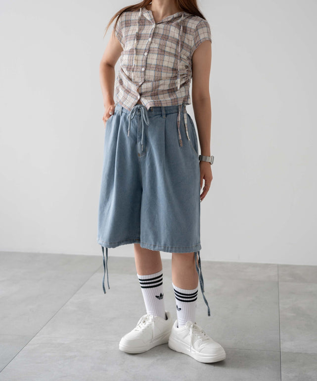 ホワイトアイボリー　モデル:155cm F着用