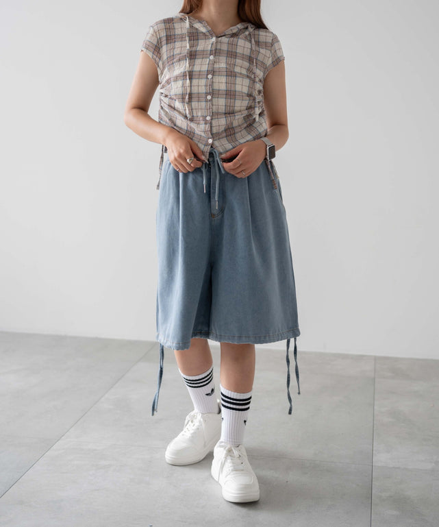 ホワイトアイボリー　モデル:155cm F着用