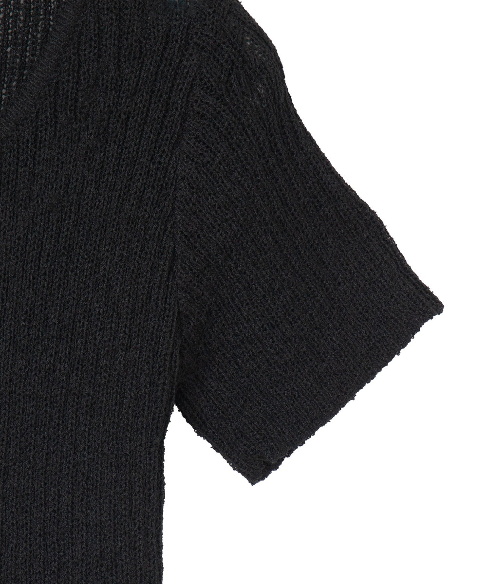 サマーWジップニット