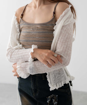 ベージュ　モデル：155㎝ F着用