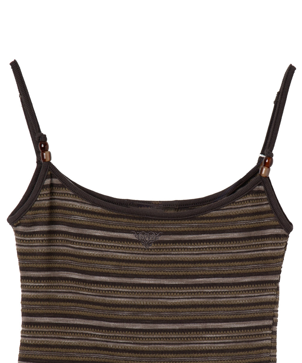 マルチストライプキャミ