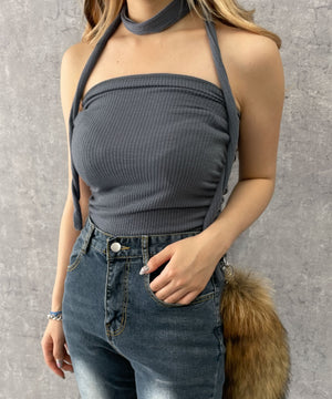 グレー　モデル:154cm F着用