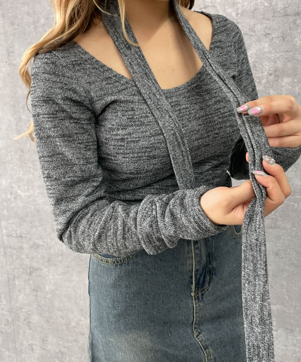 グレー　モデル:154cm F着用