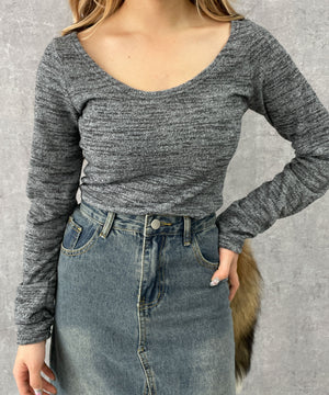 グレー　モデル:154cm F着用