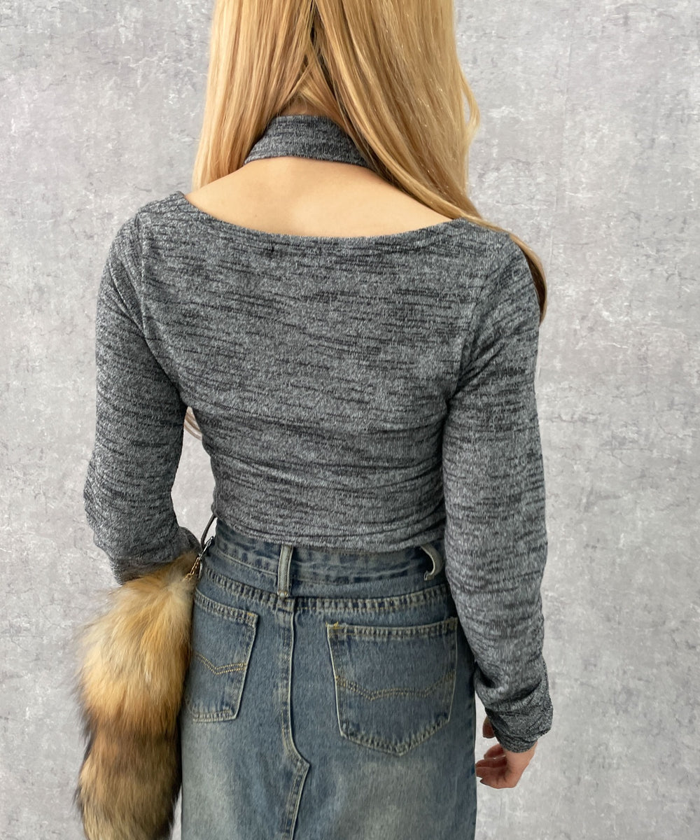 グレー　モデル:154cm F着用