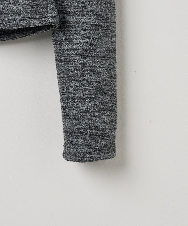 チョーカー付きスラブニットプルオーバー