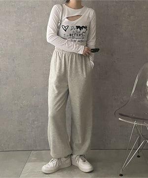 ホワイト 　モデル:155cm F着用