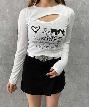 ホワイト 　モデル:154cm F着用