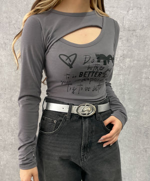 グレー 　モデル:154cm F着用