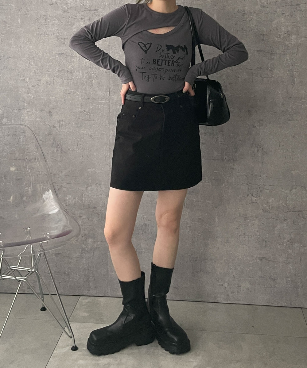 グレー　モデル:155cm F着用