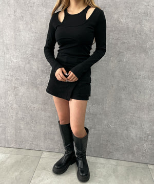 ブラック　モデル:154cm F着用