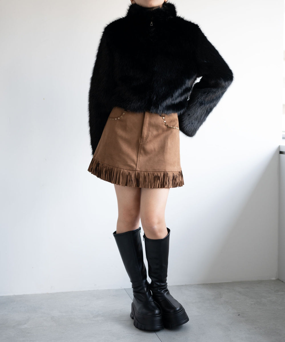 ブラック　モデル:155cm F着用