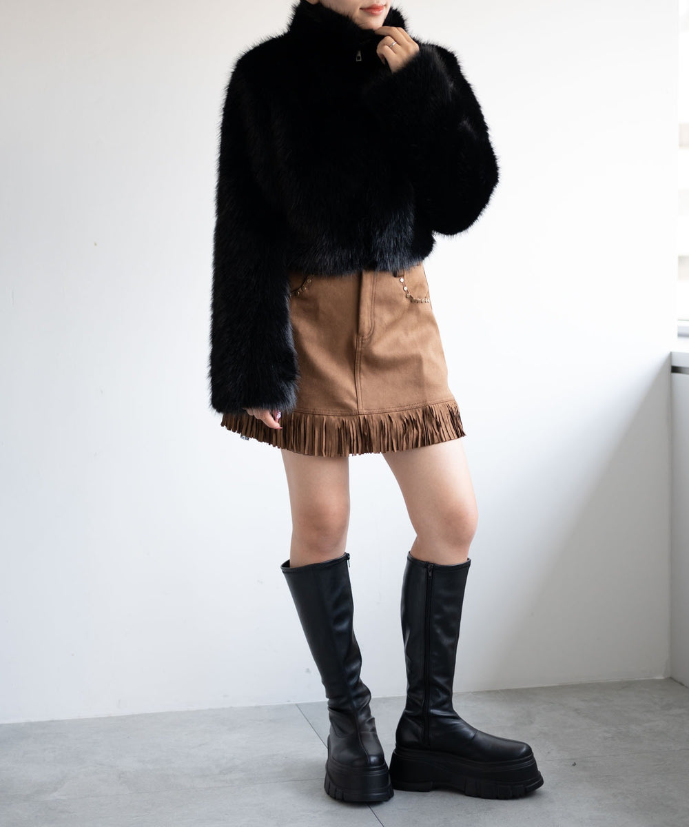 ブラック　モデル:155cm F着用